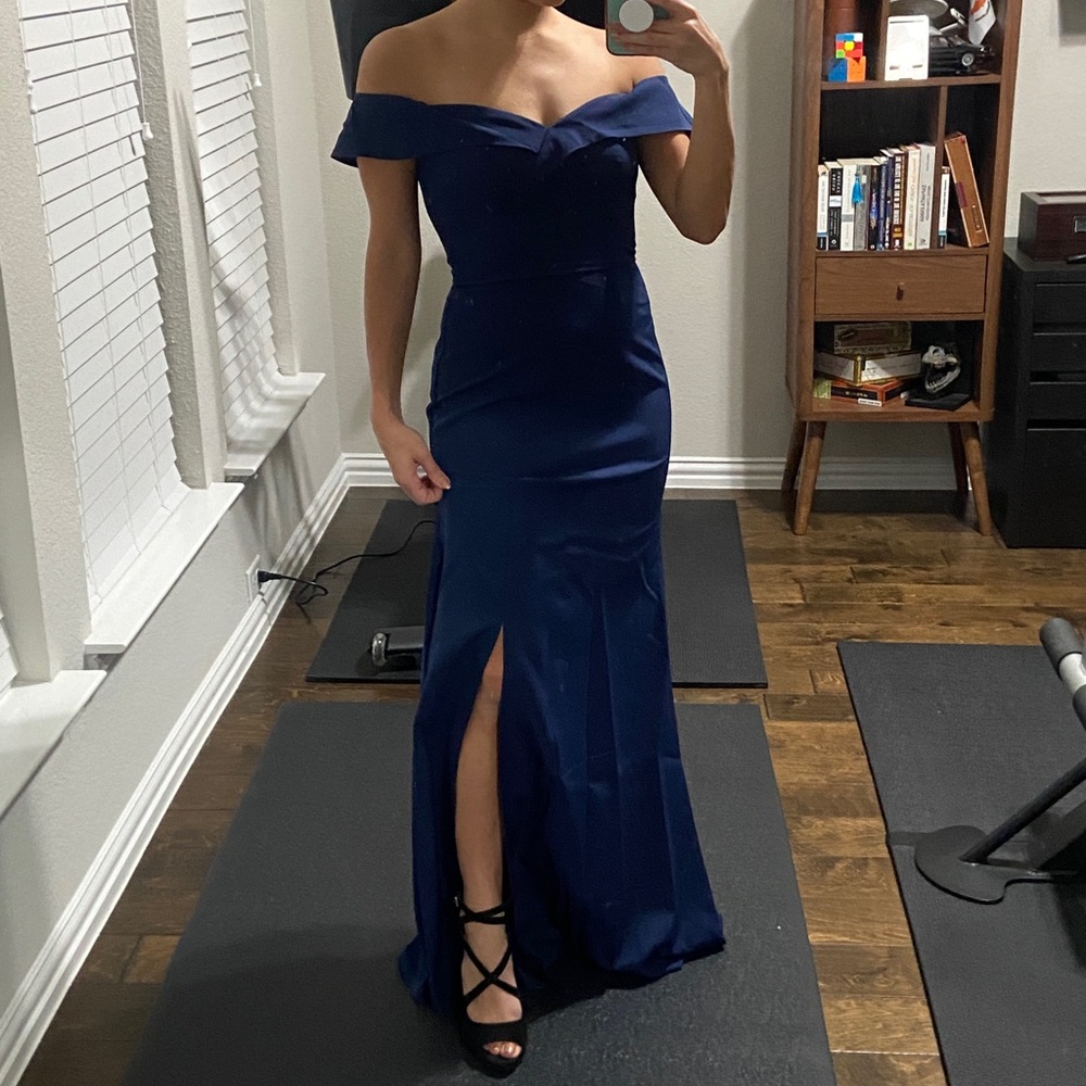 JJs House Bridesmaid dress Navy